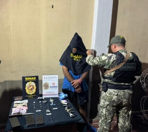 Senad captura a vendedor de drogas en Eusebio Ayala - Megacadena - Diario Digital