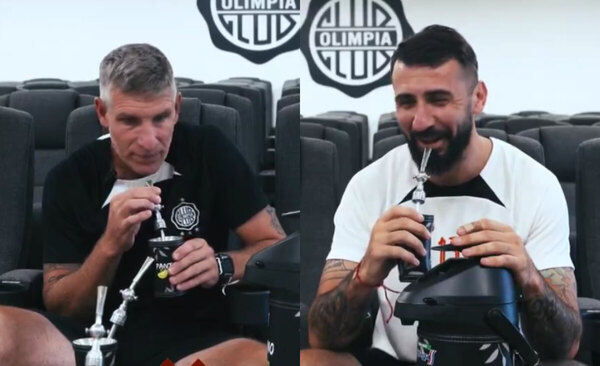 Versus / Por el Día Nacional del Tereré, así fue el divertido desafío entre Palermo y Pratto