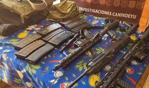 Polis pillaron armas como para Rambo se “relama” y detuvieron a un fulano