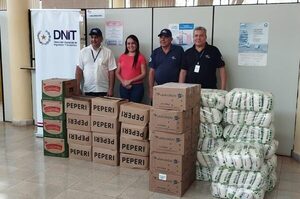 DNIT donó a ollas populares de Concepción alimentos incautados en operativo anticontrabando - .::Agencia IP::.
