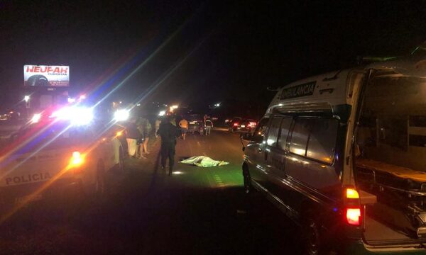 Fatal accidente en Minga Guazú