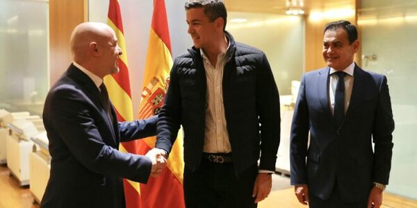 Santi llegó a Barcelona para el encuentro global de telecomunicaciones
