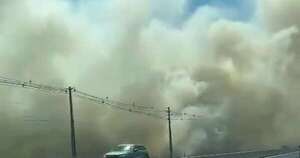 La Nación / Eusebio Ayala: incendios forestales generaron caos sobre la ruta PY02