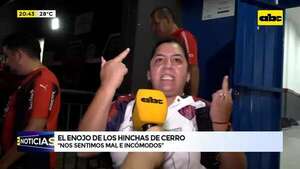 Video: el enojo de los hinchas de Cerro Porteño tras el empate con Sol de América  - ABC Noticias - ABC Color