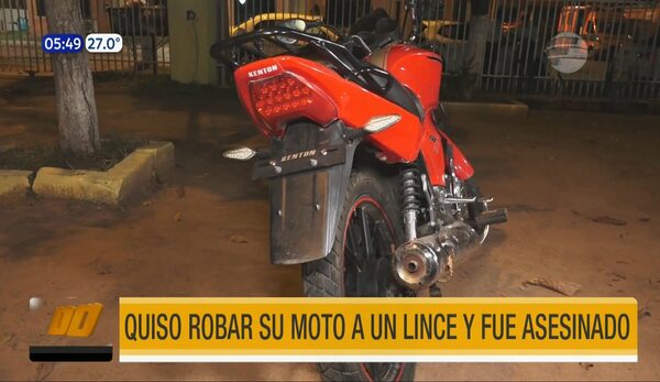 Quiso robar moto a un Lince y terminó muerto | Telefuturo