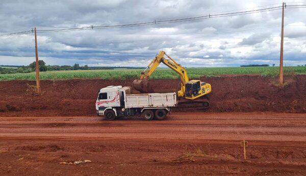 Avanzan las obras de construcción de la ruta Puerto Indio