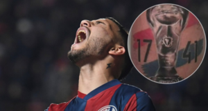 Versus / El DT de San Lorenzo se da por “enterado” del tatuaje de Iván Leguizamón