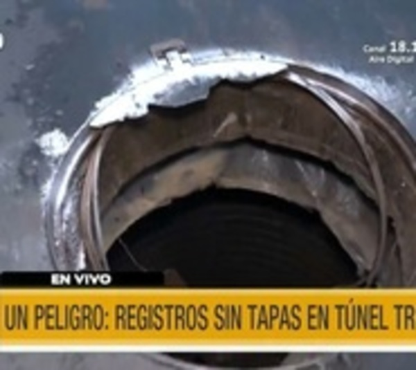 Registros destapados apeligran a los conductores  - Paraguay.com