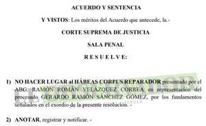Rechazan hábeas corpus reparador para procesado con prisión preventiva hace más de 3 años, sujeto a extradición