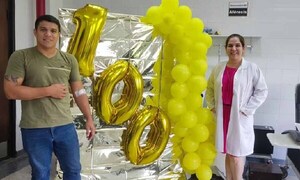 Admirable: voluntario cumple 100 donaciones de plaquetas e insta a donar – Prensa 5