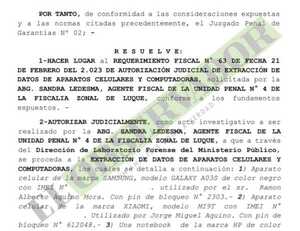 Peritarán teléfono de funcionaria “traga chip” del IPS y otros 25 dispositivos más
