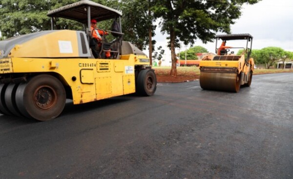 Iniciaron las obras de pavimentación asfáltica en Naranjal