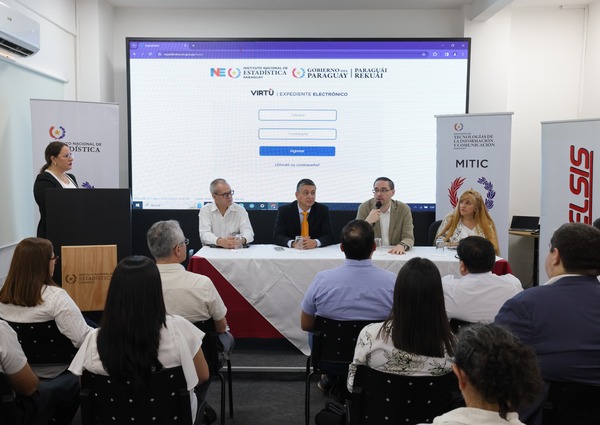 Con apoyo de MITIC: Instituto Nacional de Estadísticas implementa desde hoy el sistema de gestión de expedientes - .::Agencia IP::.