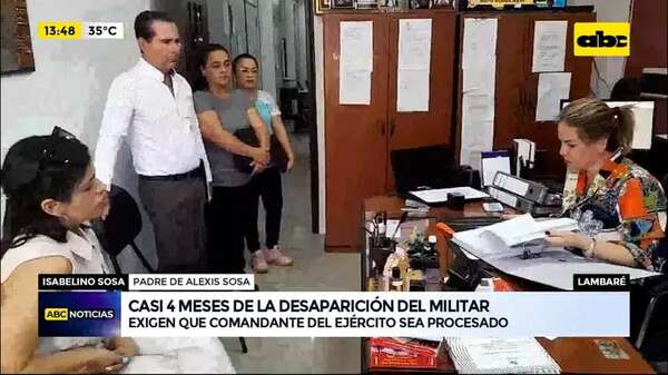 Casi 4 meses de desaparición de militar: exigen que comandante de Fuerzas Militares sea procesado - ABC Noticias - ABC Color
