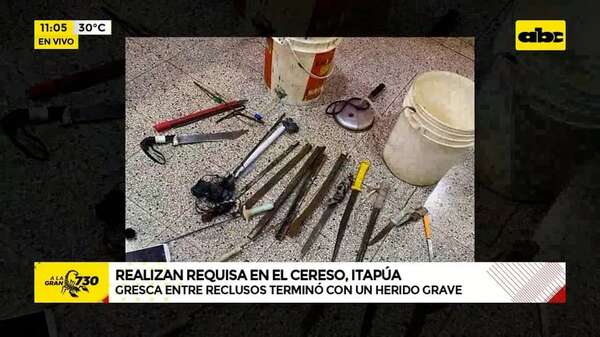 Itapúa: una gresca entre reclusos derivó en requisa - ABC Noticias - ABC Color