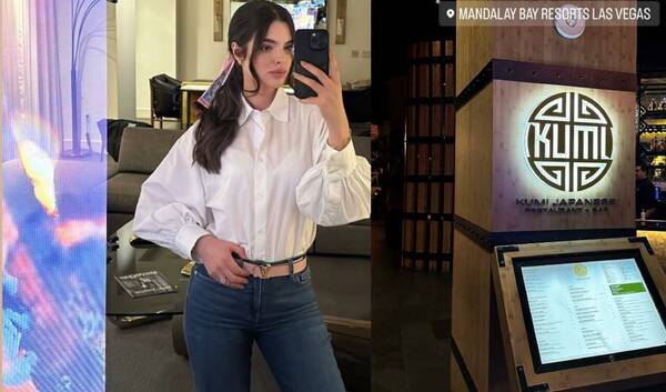 Nadia Ferreira conoció el restaurante de Marc Anthony en Las Vegas
