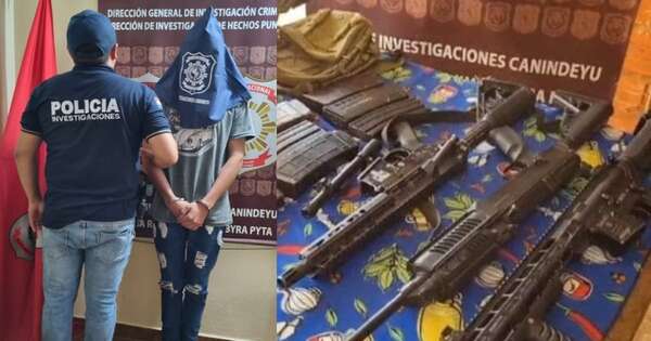 Diario HOY | Imputan a hombre detenido con arsenal de armas y proyectiles en Yby Pytâ