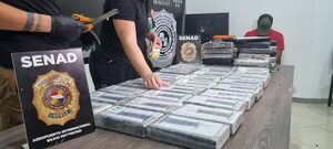 Interceptan casi 60 kilos de cocaína en el Silvio Pettirossi - El Independiente