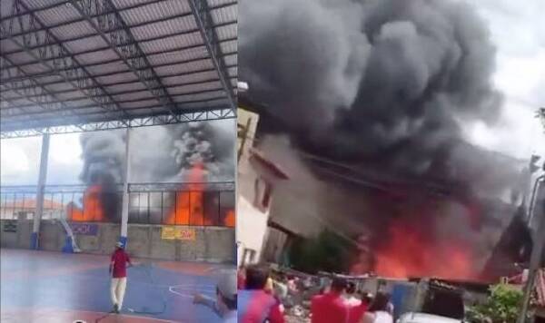 [VIDEO] Quemaban basura, y se armó un feroz incendio