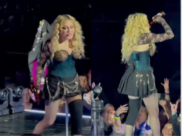 (VIDEO). ¡Escándalo! Madonna escupe cerveza a sus fans durante un concierto