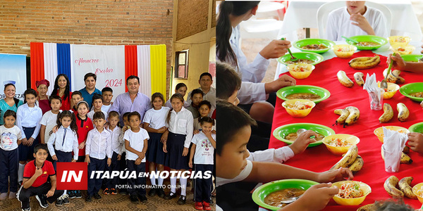 LANZARON PROGRAMA OFICIAL DE ALMUERZO ESCOLAR EN TRINIDAD - Itapúa Noticias