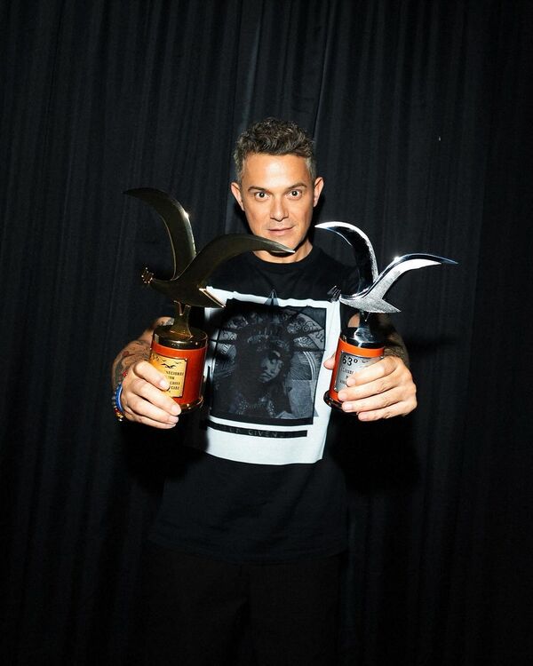 Alejandro Sanz se llevó dos Gaviotas de oro y de plata en Festival Viña del Mar - trece