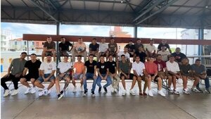 Jugadores de Cerro Porteño visitaron a la Virgen de Caacupé