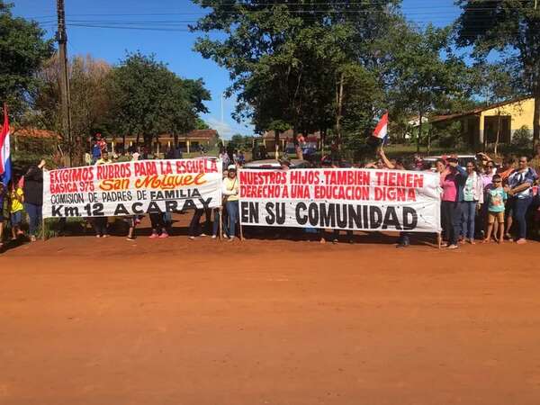 Clases aún no se iniciaron en escuela e insisten en pedido de rubros docentes - ABC en el Este - ABC Color