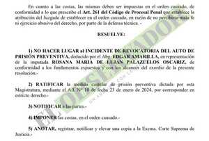 Mantienen prisión para abogada vinculada al acusado Walter Galindo