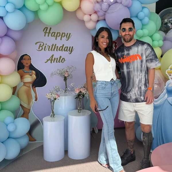 Messi celebró la vida de su “princesa” Antonela - Gente - ABC Color