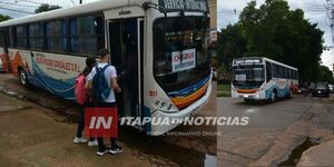 ¡CHE BUS YA ESTA EN CIRCULACIÓN!: TRANSPORTE ESTUDIANTIL GRATUITO EN ENCARNACIÓN! - Itapúa Noticias