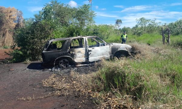 Camioneta usada para hurto de cajero fue robada hace unos días en Brasil