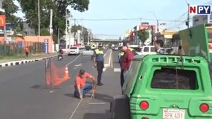 Tramo de la avenida Eusebio Ayala cierra media calzada por obras