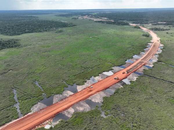 Obra vial del futuro Corredor del Norte que unirá San Pedro a Concepción presenta 54% de avance | RADIO NACIONAL