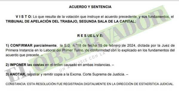 Cámara confirma negativa de inclusión a contratada en seguro médico de nombradoss