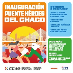 Actividades para toda la familia en la inauguración del puente Héroes del Chaco | RADIO NACIONAL