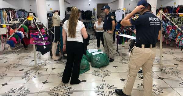 Diario HOY | Incautan prendas falsificadas durante un allanamiento en Encarnación