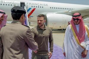 Volodimir Zelensky llegó a Arabia Saudita para impulsar un plan de paz para Ucrania - .::Agencia IP::.
