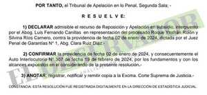 Cámara confirma providencia sobre convocatoria a imposición y cuestiona conducta dilatoria