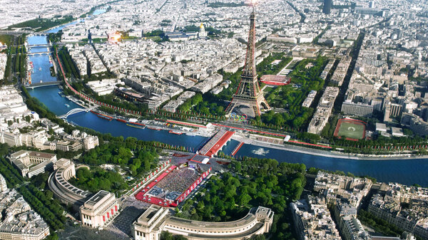 Versus / El presidente francés inaugurará este jueves la Villa Olímpica de París 2024