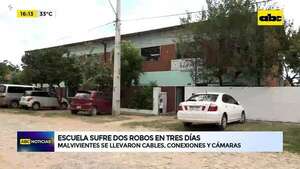Loma Pytã: escuela sufrió dos robos en tres días  - ABC Noticias - ABC Color