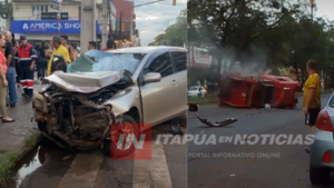 MUJER FALLECIÓ TRAS TERRIBLE ACCIDENTE EN ENCARNACIÓN  - Itapúa Noticias
