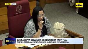 Video: Juez da trámite a denuncia de senadora contra periodista  - ABC Noticias - ABC Color
