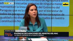 Ministro Homofóbico: lo que dice la diputada Johanna Ortega sobre las polémicas declaraciones - Mesa de Periodistas - ABC Color