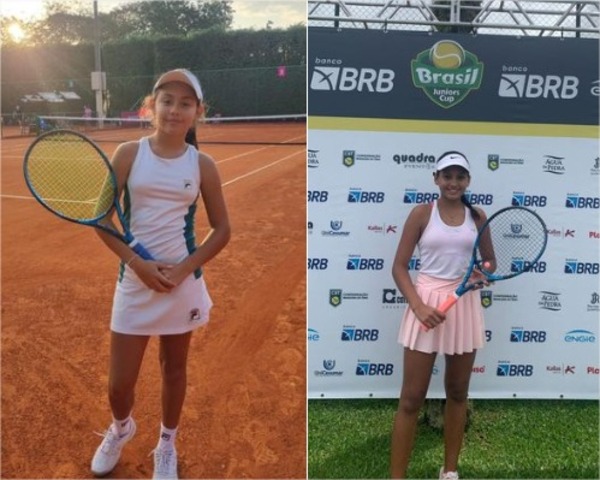 Tenistas guaraníes U14 avanzan en singles y dobles en el Brasil Junior Open - La Tribuna