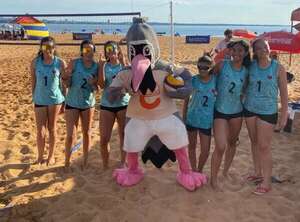 Alto nivel en el beach volley en los Juegos Nacionales de Playa - Polideportivo - ABC Color