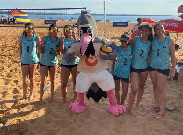 Alto nivel en el beach volley en los Juegos Nacionales de Playa - Polideportivo - ABC Color