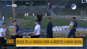 Buque de la Armada llevará alimentos a las familias aisladas de Bahía Negra - Noticias Paraguay