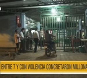 Asaltantes atracan salvajemente un comercio en Caacupé - Paraguay.com