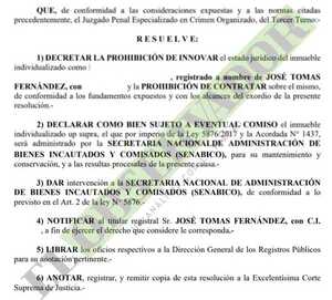 Resguardan inmueble vinculado a megacarga de cocaína ante eventual comiso